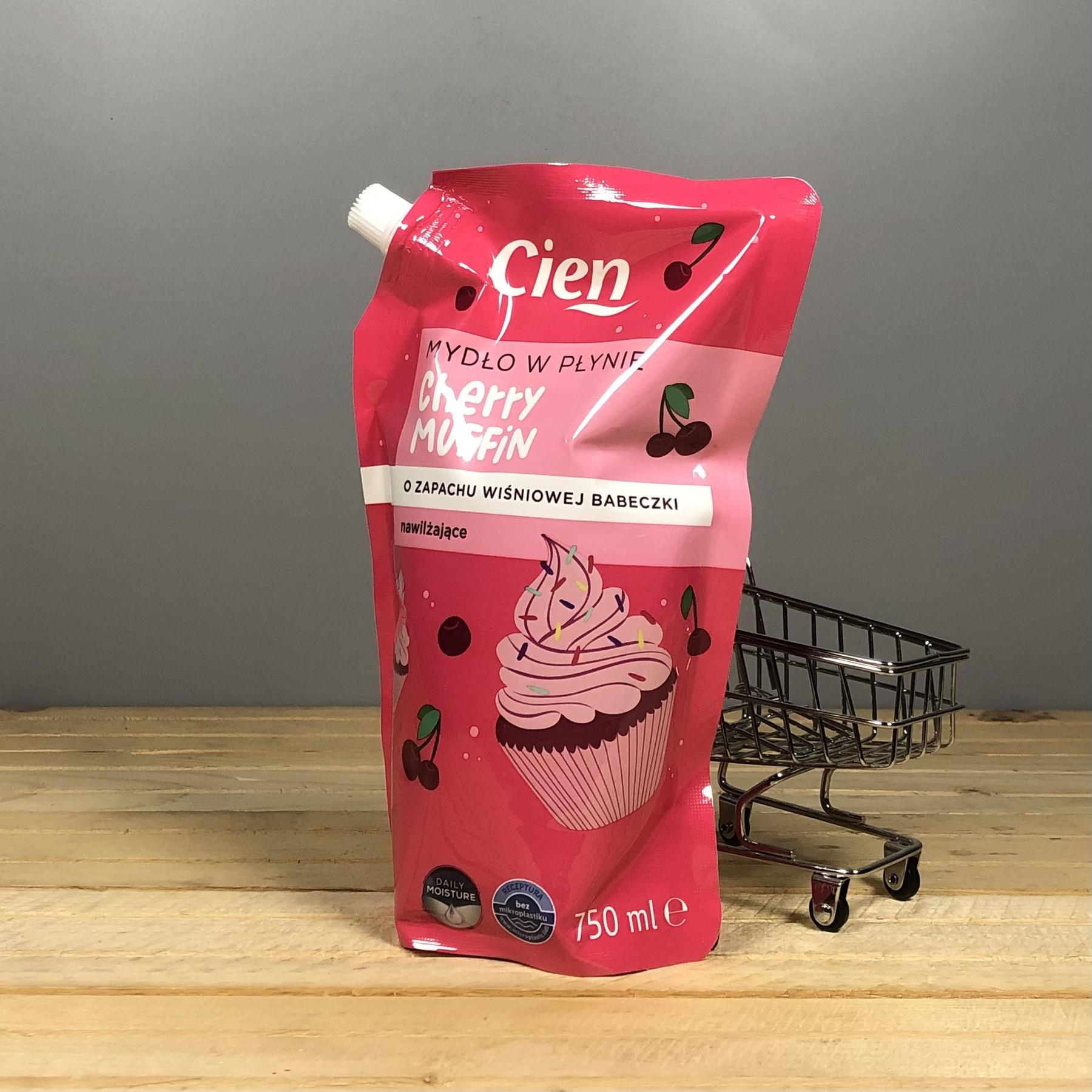 Рідке крем-мило Cien Cherry Muffin запаска - 750 мл.