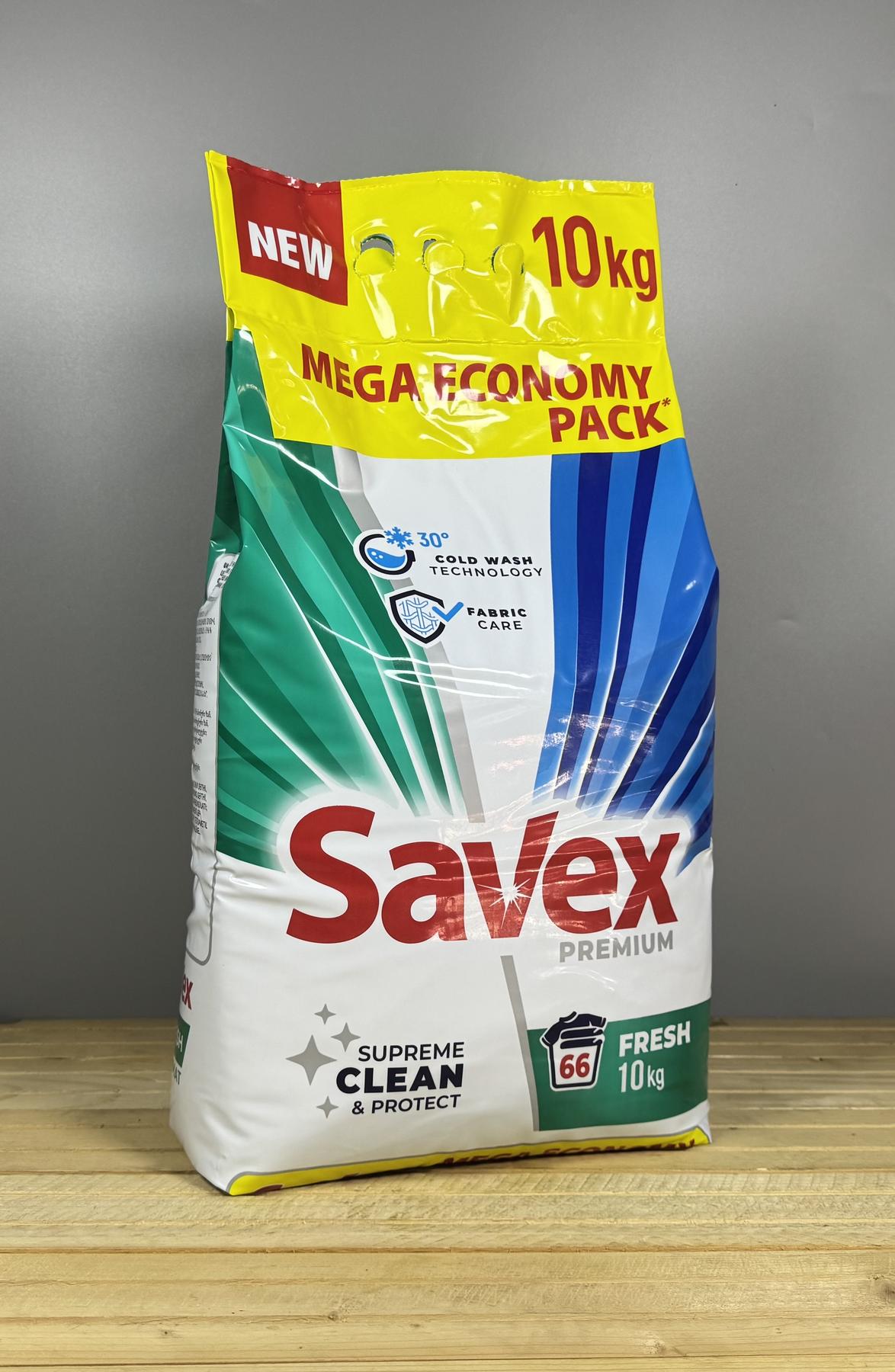 Пральний порошок Savex Premium Fresh - 10 кг.