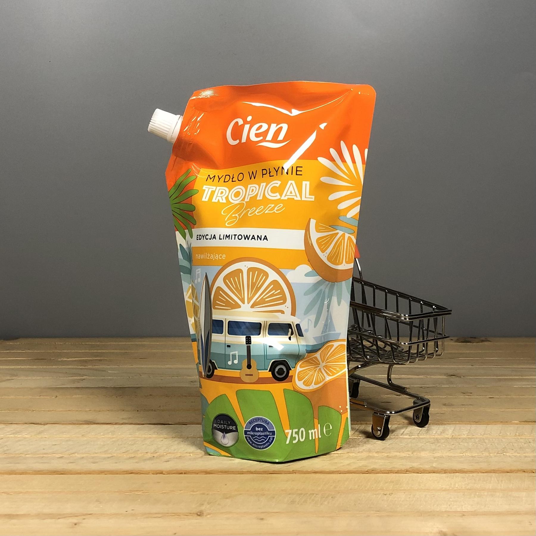 Рідке крем-мило Cien Tropical запаска - 750 мл.