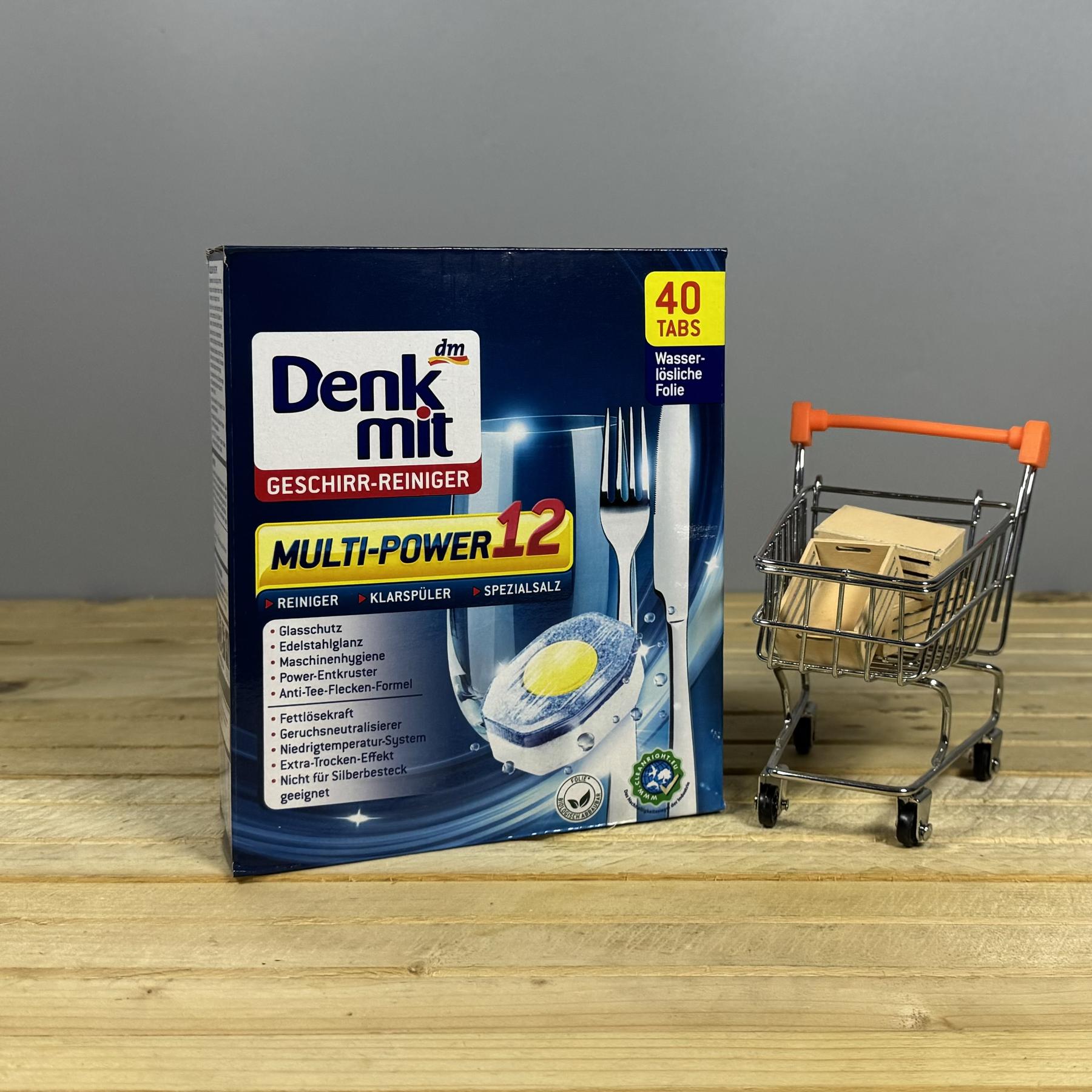 Таблетки для посудомийної машини DenkMit Multi-Power Revolution - 40 шт.