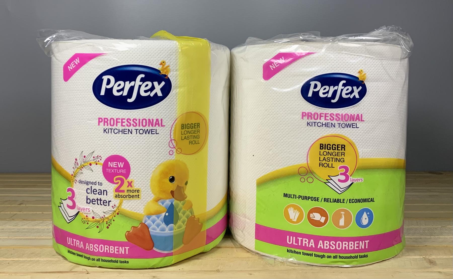 Паперові рушники Perfex Professional Ultra Absorbent - 3 шари.