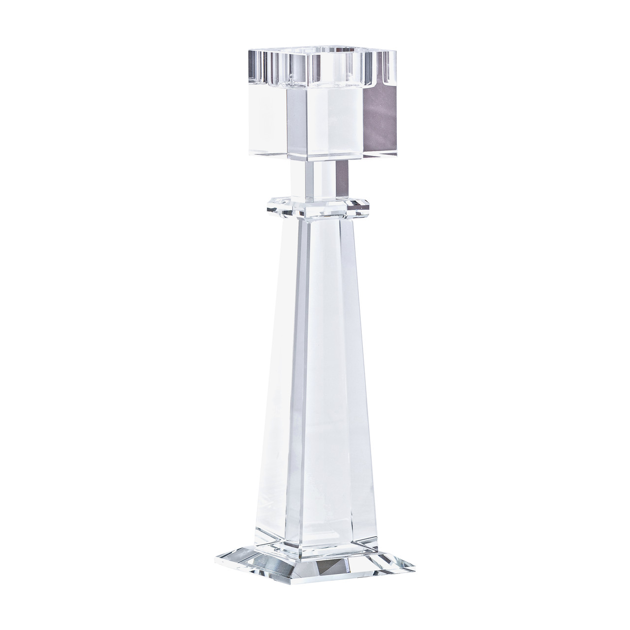 Свічник 22.5 (см) скляний високий HP36560M